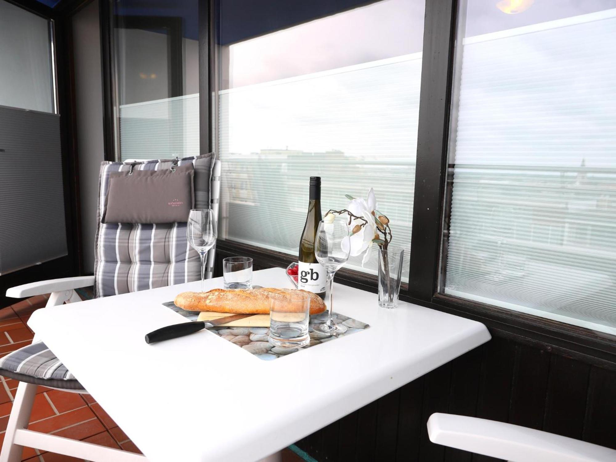 Strandnahe Ferienwohnung, Zentral Gelegen, Ost-Balkon, Andreas Dirks-Str. 2 ヴェスターラント エクステリア 写真