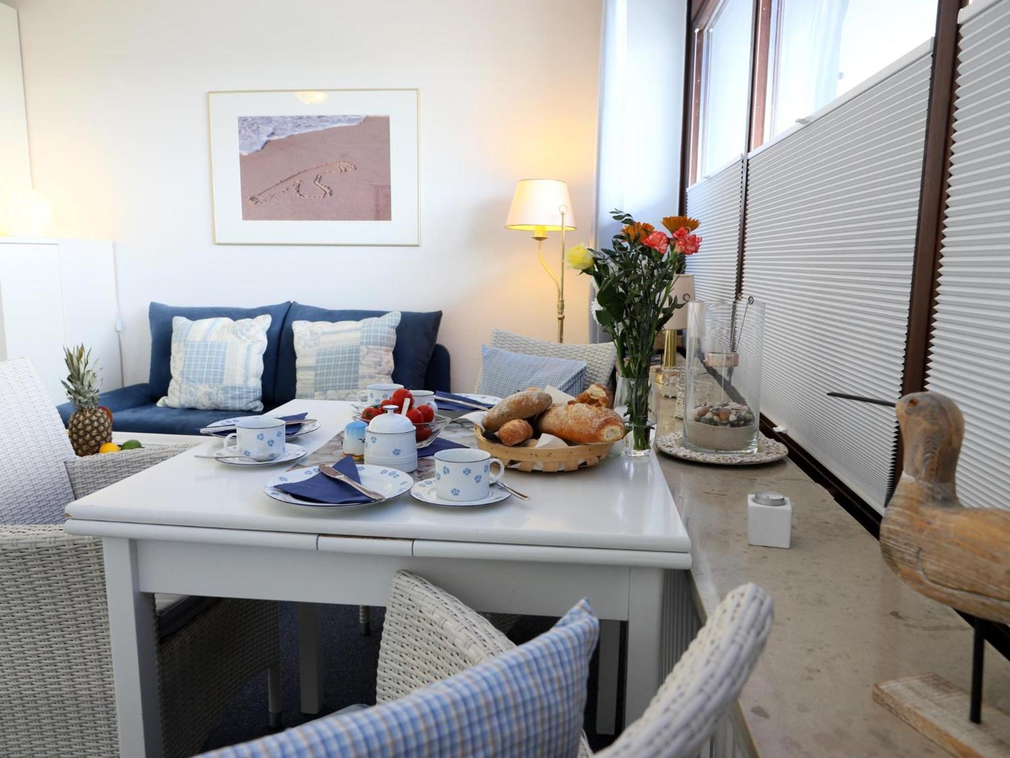 Strandnahe Ferienwohnung, Zentral Gelegen, Ost-Balkon, Andreas Dirks-Str. 2 ヴェスターラント エクステリア 写真